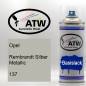 Preview: Opel, Rembrandt Silber Metallic, 137: 400ml Sprühdose, von ATW Autoteile West.